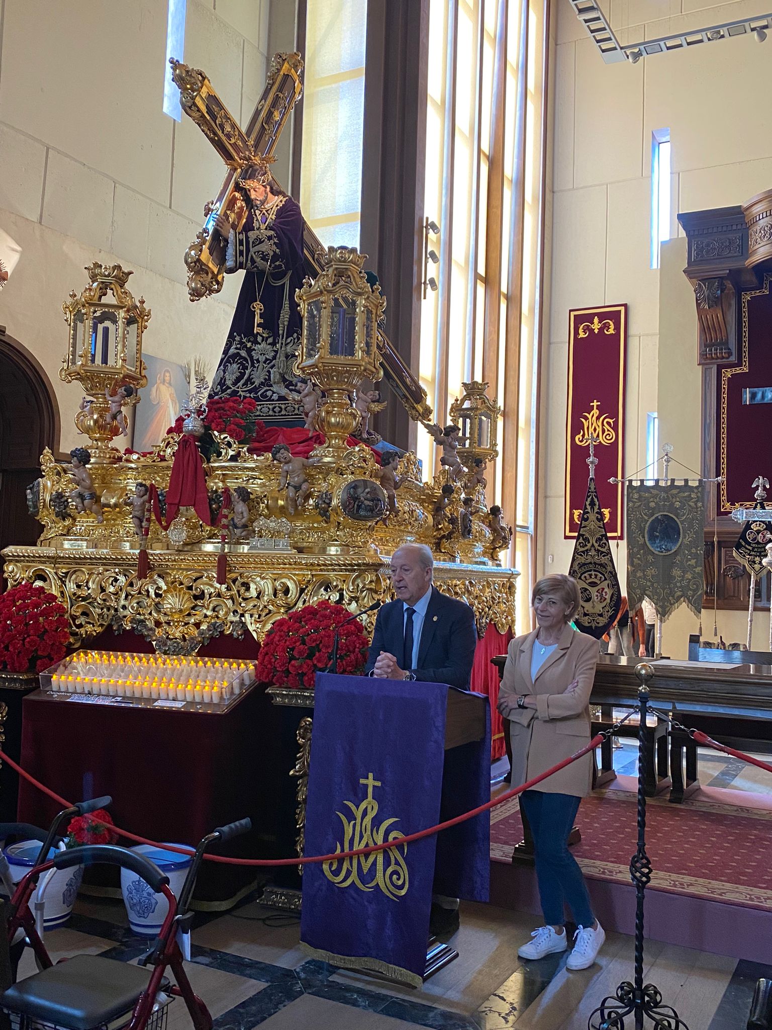 VISITA AL CAMARÍN A NUESTRO PADRE JESÚS NAZARENO “EL ABUELO DE JAÉN”