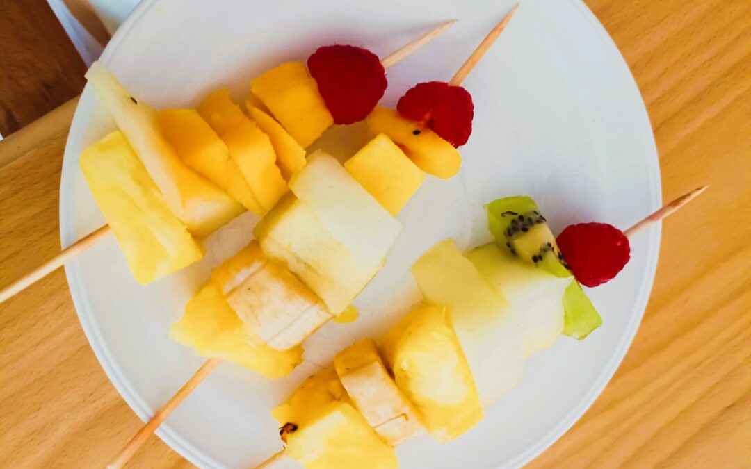 PICNIC SALUDABLE: BROCHETAS DE FRUTA